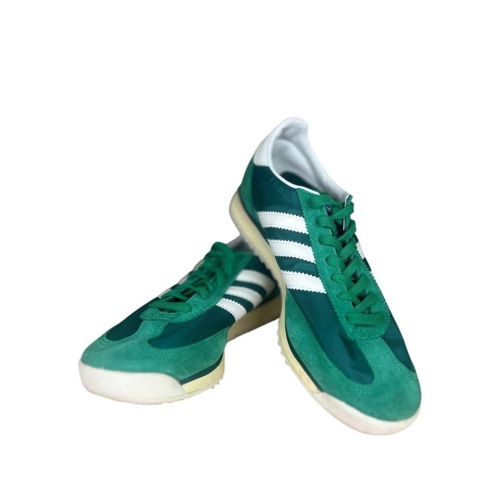 adidas SL 72 RS Green‎ White Retro Sneakers JH8643 Men 7.5 / Women 9